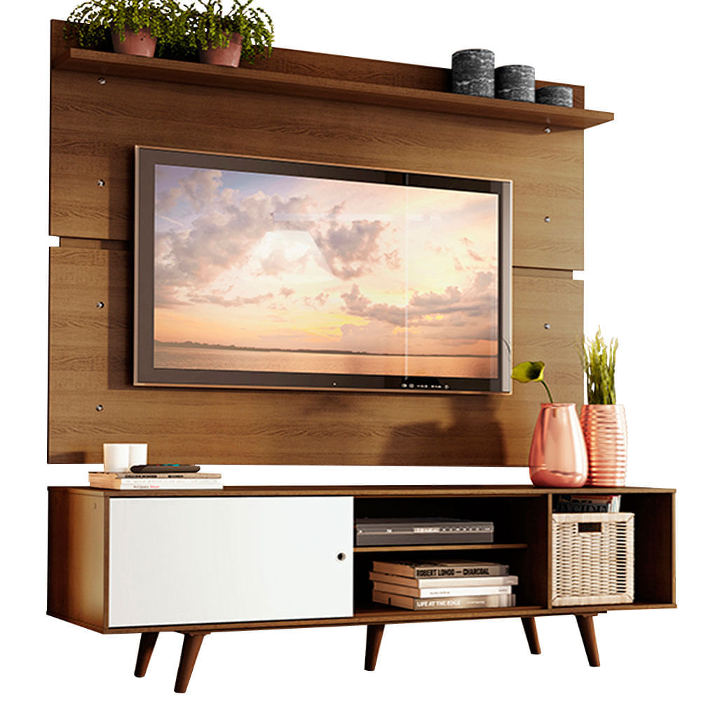 Rack e Painel Madesa Dubai para TV 65