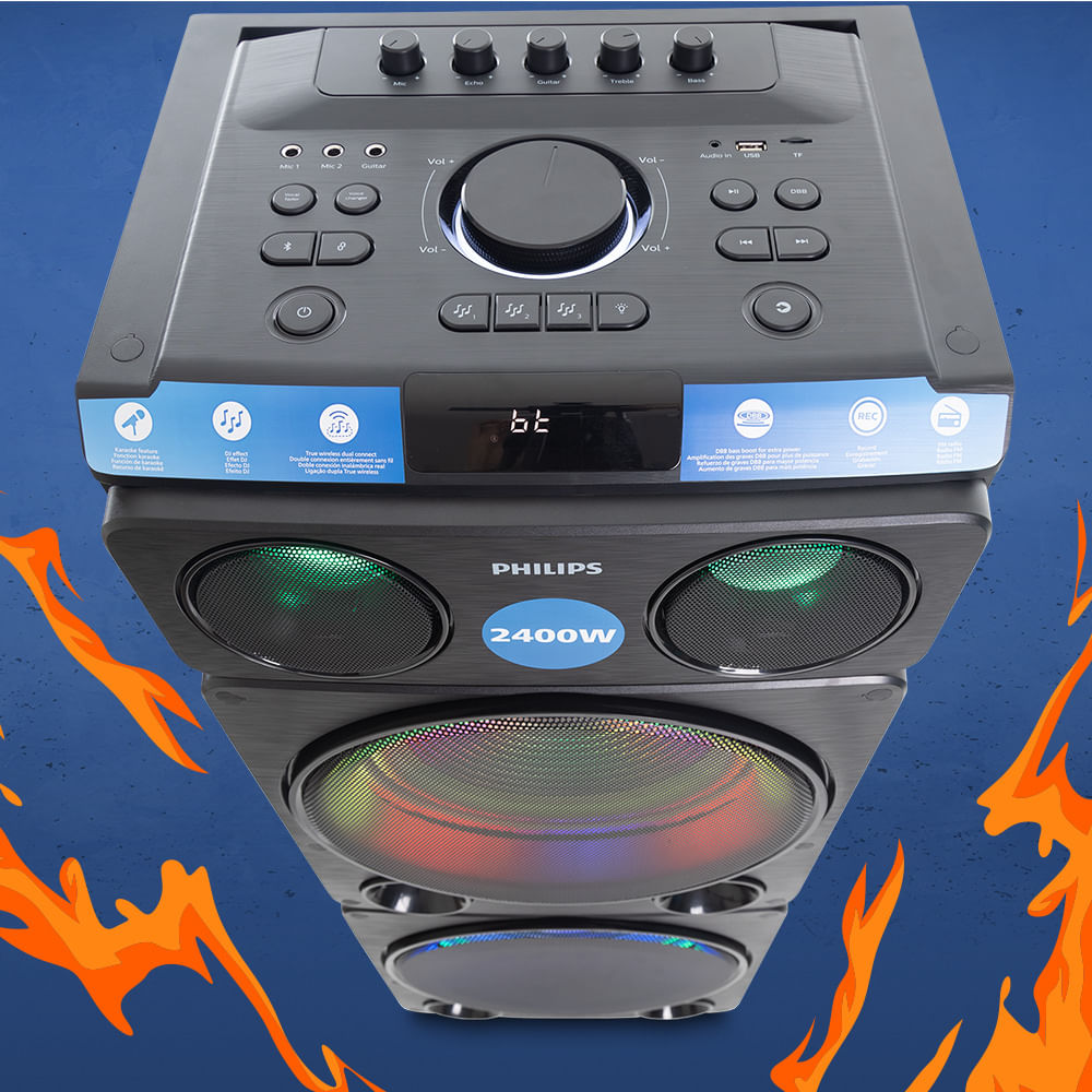 Caixa Amplificada Speaker com FM TAX5509 Philips | Lojas Top